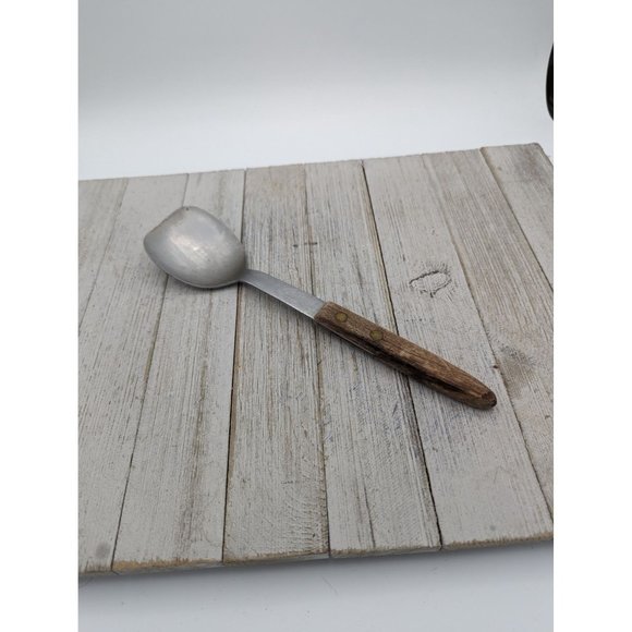 Nevco Stainless Steel Ice Cream Spade Scoop Wood Handle 9 1/2" - Picture 2 of 8